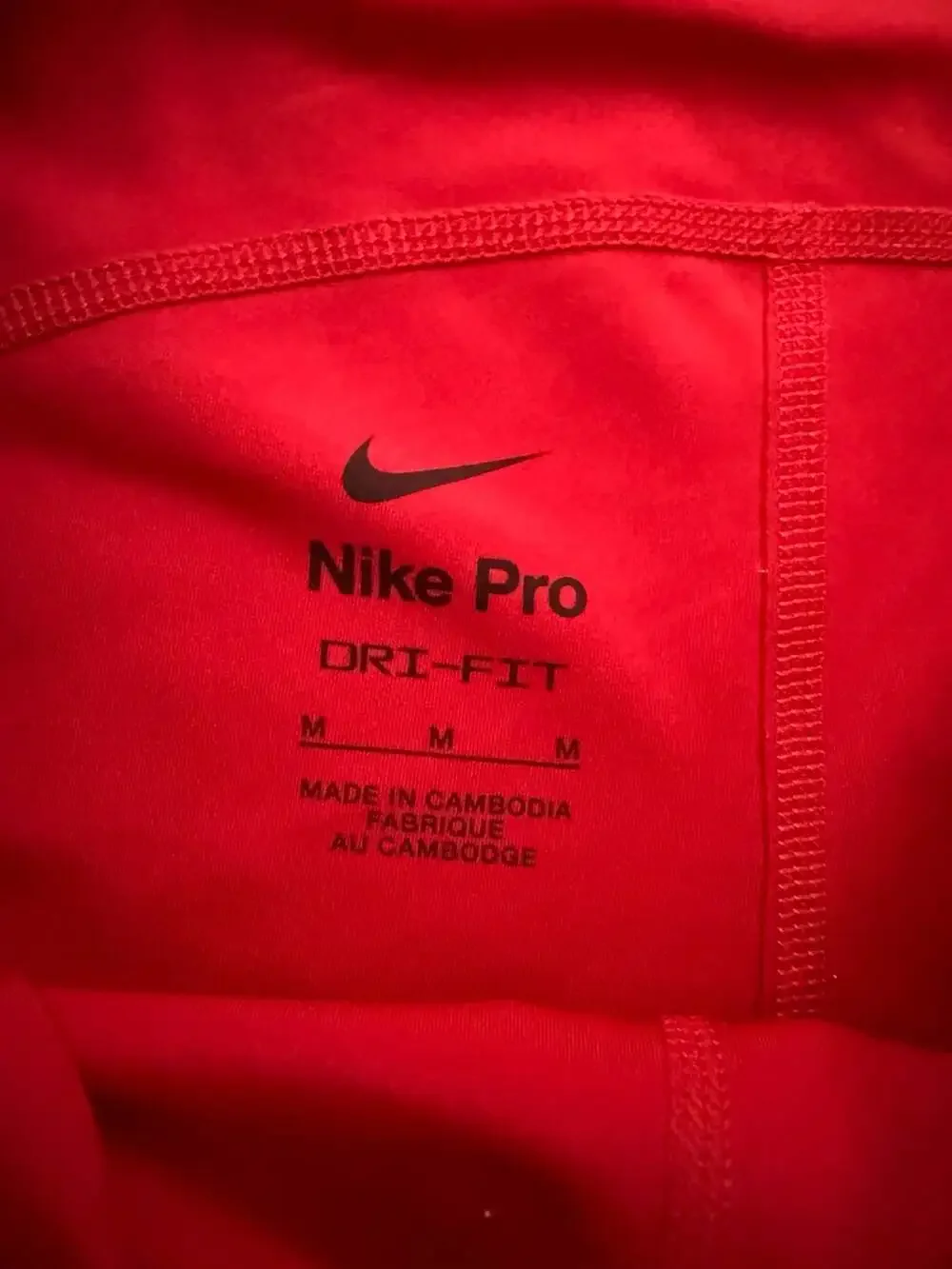 Nike Pro Women's Dri-FIT Compression Training Shorts, Red